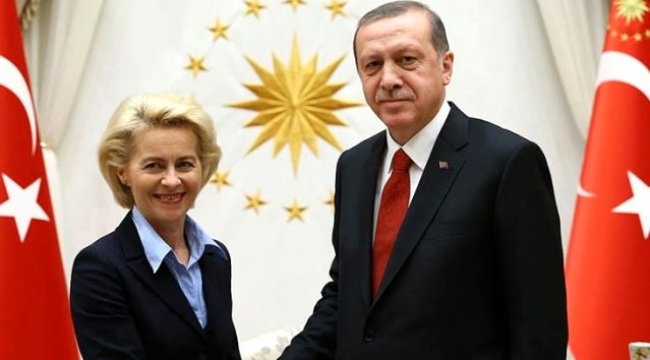 Cumhurbaşkanı Erdoğan, AB Komisyonu Başkanı Leyen ile görüştü: Doğu Akdeniz'de Türkiye'nin hakları yok sayılmak isteniyor