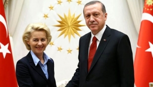Cumhurbaşkanı Erdoğan, AB Komisyonu Başkanı Leyen ile görüştü: Doğu Akdeniz'de Türkiye'nin hakları yok sayılmak isteniyor