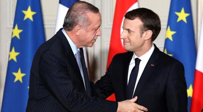 Erdoğan'dan Macron'un yüzüne karşı net Doğu Akdeniz mesajı: Türkiye haklarını kimseye yedirmeyecek