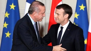 Erdoğan'dan Macron'un yüzüne karşı net Doğu Akdeniz mesajı: Türkiye haklarını kimseye yedirmeyecek