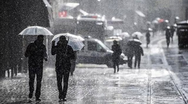 Meteoroloji, 4 bölge ve 5 ilimiz için sağanak ve gök gürültülü sağanak uyarısında bulundu