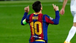 Barcelona'lı Messi, Şampiyonlar Ligi'nde 16 sezon üst üste gol atan ilk futbolcu oldu