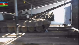 Ermeni askerleri işgalden kurtarılan Fuzuli'den silahlarını bırakıp kaçtı! Bakanlık görüntüleri paylaştı