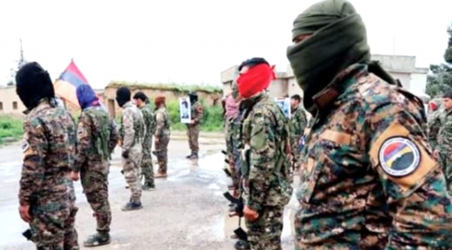 Ermenistan, Dağlık Karabağ'a getirdiği PKK'lı teröristlere Azerbaycan askeri üniforması giydirdi