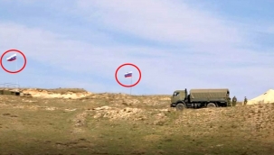 Ermenistan'dan bir PKK taktiği daha! Sınır bölgesine Rus bayrakları diktiler