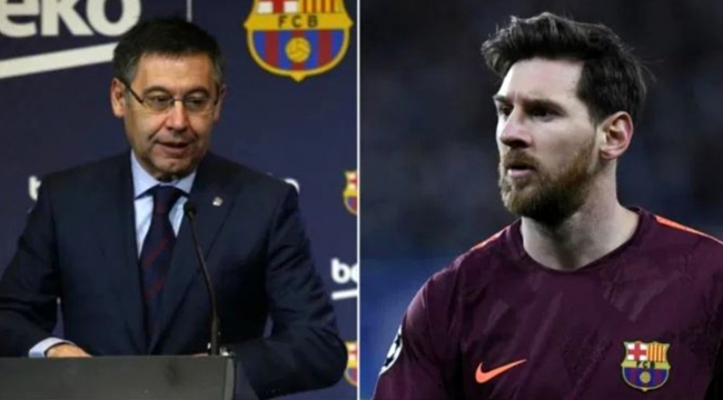 Messi ile kriz yaşayan Barcelona Başkanı Bartomeu istifa etti