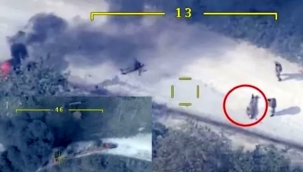 Türk İHA'larından nokta atışı! Dağlık Karabağ'ın sözde Savunma Bakanı Harutyunyan böyle vuruldu