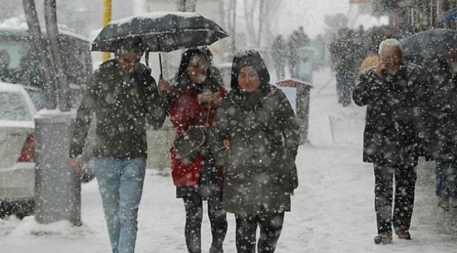 Meteoroloji'den 6 il için kar yağışı uyarısı