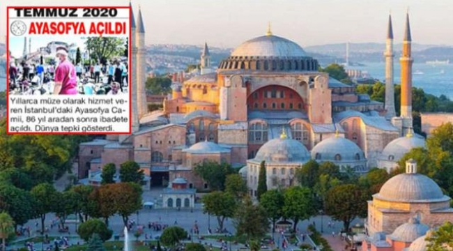 Basın İlan Kurumu, Sözcü gazetesinin Ayasofya haberiyle ilgili inceleme başlattı