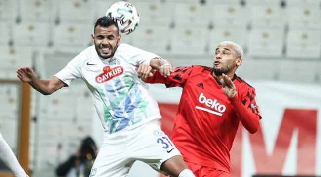 Beşiktaş, evinde Çaykur Rizespor'u 1-0 yenerek kupada tur atladı