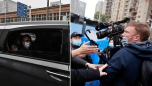 Dünya Sağlık Örgütü, koronanın ortaya çıktığı canlı hayvan pazarını ziyaret etti! Girişte basın ordusu karşıladı