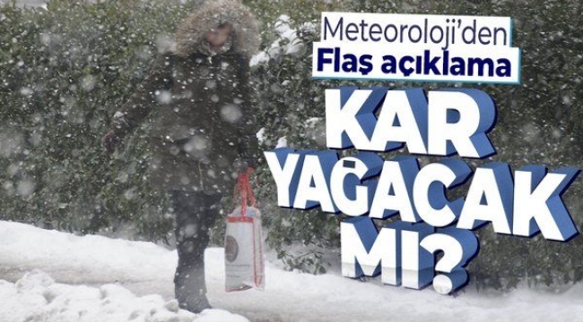 İstanbul hava durumu: Ocak ayında kar yağacak mı?