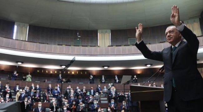 Cumhurbaşkanı Erdoğan'ın müjde beklenen "Millete Sesleniş" konuşmasının grup toplantısı olduğu ortaya çıktı