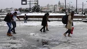 Valilik ilçe ilçe uyardı; soğuk hava bir müddet daha İstanbul'da