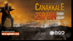AGD, ÇANAKKALE ŞEHİTLERİNİ 250 BİN HATİMLE YAD EDİYOR