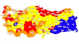 Bugün güncellenecek korona risk haritasında, İstanbul dahil 9 ilin turuncudan kırmızıya geçmesi bekleniyor