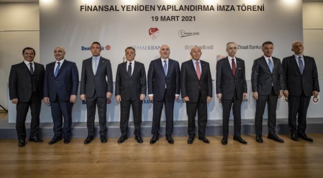 Dört büyük kulüp ile Bankalar Birliği ile 7+2 yıllık anlaşma imzaladı