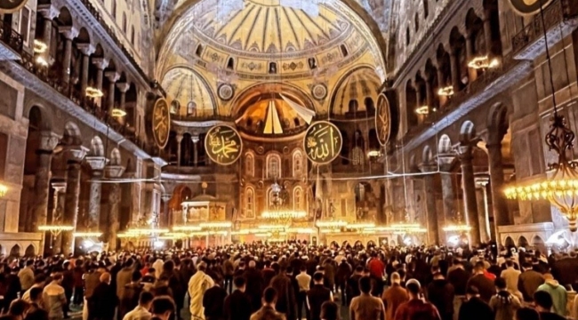Ayasofya'da bayram namazı