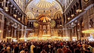 Ayasofya'da bayram namazı