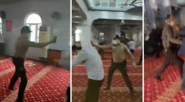 İtikafdaki cemaate biber gazlı darplı müdahale yazık 