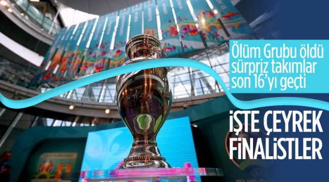Euro 2020'de çeyrek finale çıkan takımlar