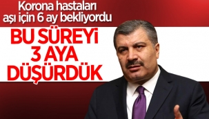 Fahrettin Koca'dan koronavirüs geçiren hastalara aşı müjdesi