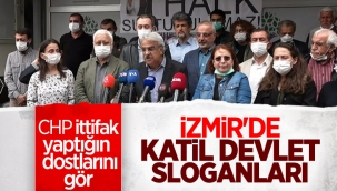 İzmir'deki olayın ardından HDP'lilerden 'Katil devlet' sloganı
