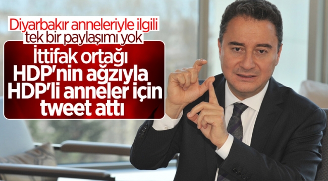 Ali Babacan'dan Cumartesi Anneleri'ne destek