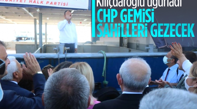 CHP gemisi sahilleri dolaşarak seçmeni dinleyecek