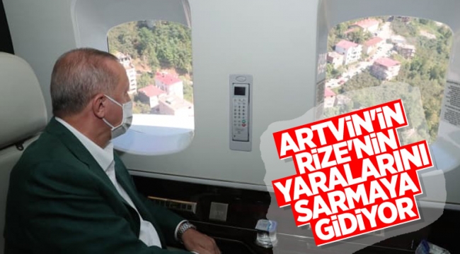 Cumhurbaşkanı Erdoğan, Rize ve Artvin'e gidiyor