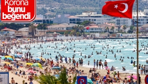 Ege Bölgesi'nde plajlar doldu taştı