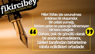 Fikirci Bey yazdı: SAÇMALAMADAN AYAKTA DURAMAYANLAR