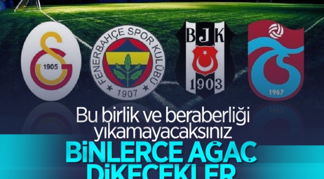 Futbol kulüpleri, orman yangınlarına karşı harekete geçti