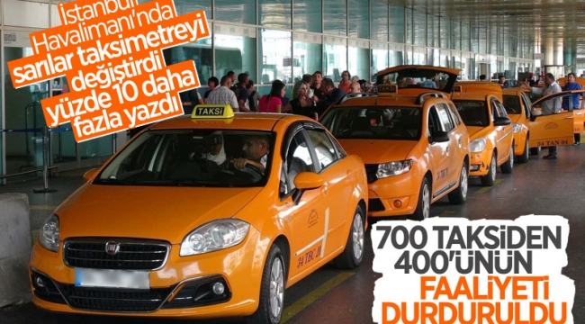 İstanbul'da fazla yazan taksimetre iddiası