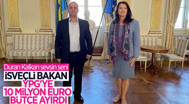 İsveç'ten YPG'ye 10 milyon euro yardım