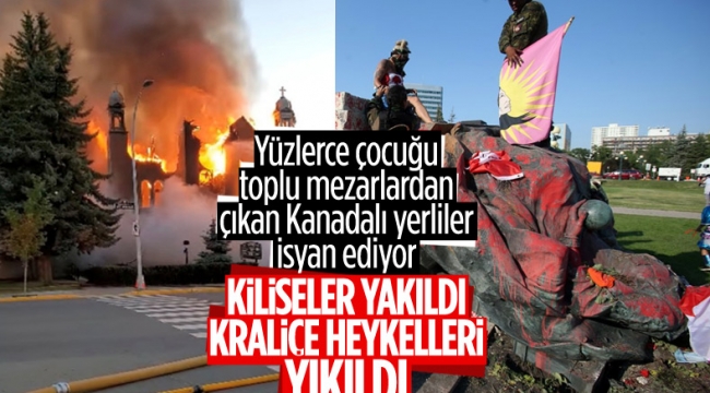 Kanada'da Kraliçe Victoria ve 2. Elizabeth'in heykelleri yıkıldı