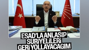Kemal Kılıçdaroğlu: Suriyelileri ülkesine göndereceğiz
