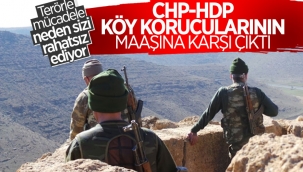 Köy korucularının aldığı ücrete HDP ve CHP karşı çıktı