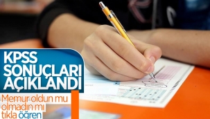 KPSS sonuçları açıklandı
