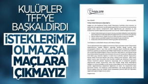Kulüpler Birliği: Maçlara çıkmayız