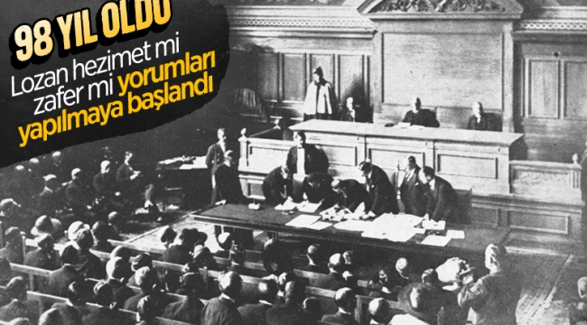 Lozan Antlaşması 98 yaşında