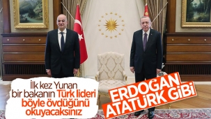 Nikos Dendias: Cumhurbaşkanı Erdoğan önemli bir lider