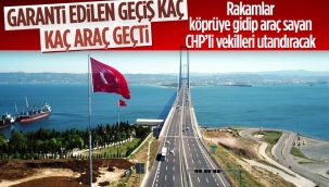 Osmangazi Köprüsü'den günlük geçen ve garanti edilen araç sayısı