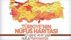 Türkiye'nin nüfus haritası çıkartıldı