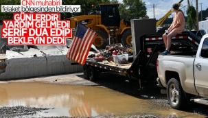 ABD'deki sel felaketinde bölgede bulunanlar yardım bekliyor
