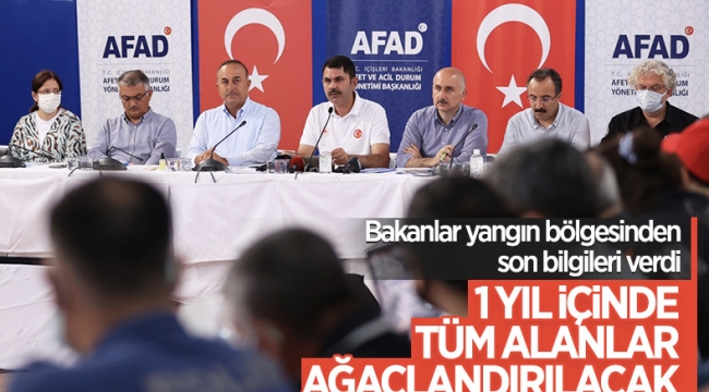 Antalya'daki yangına ilişkin son durum