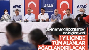 Antalya'daki yangına ilişkin son durum