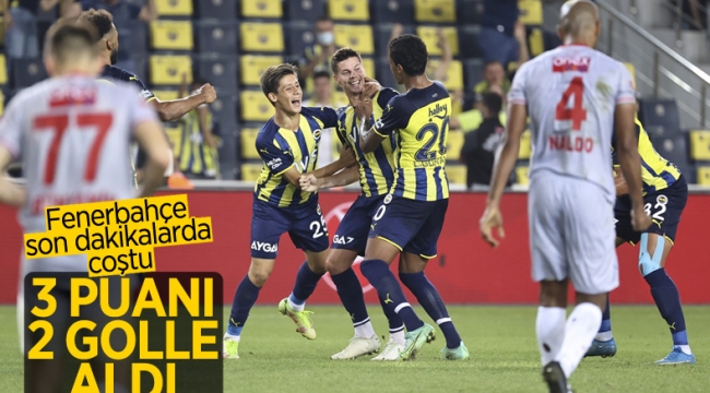 Fenerbahçe evinde Antalyaspor'u 2 golle geçti