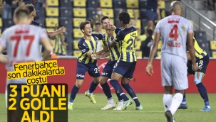 Fenerbahçe evinde Antalyaspor'u 2 golle geçti