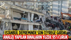İstanbul depreminde son çeyreğe girdik
